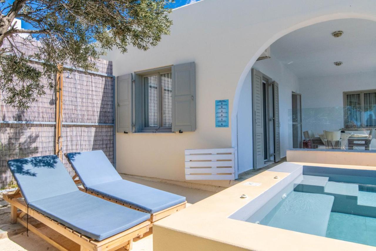 Villa With View Of Agios Ioannis And Pool With Jacuzzi Exterior photo